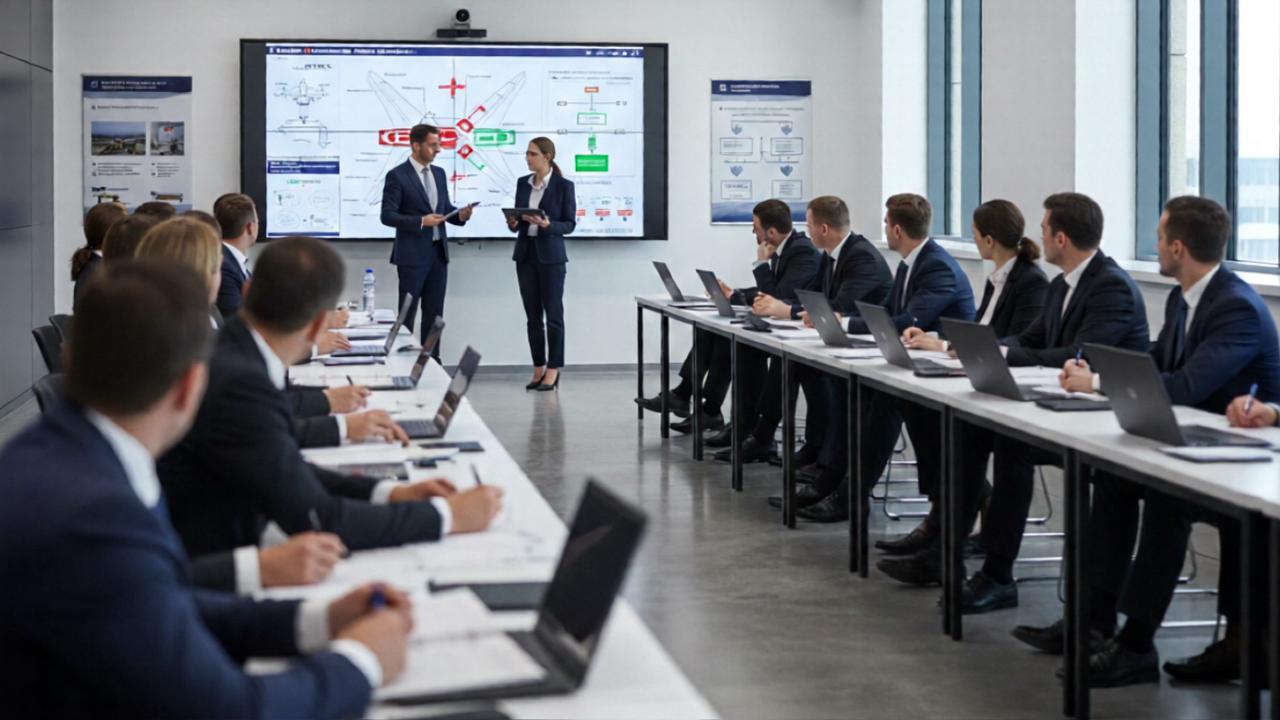 Data analytics dashboard on a laptop